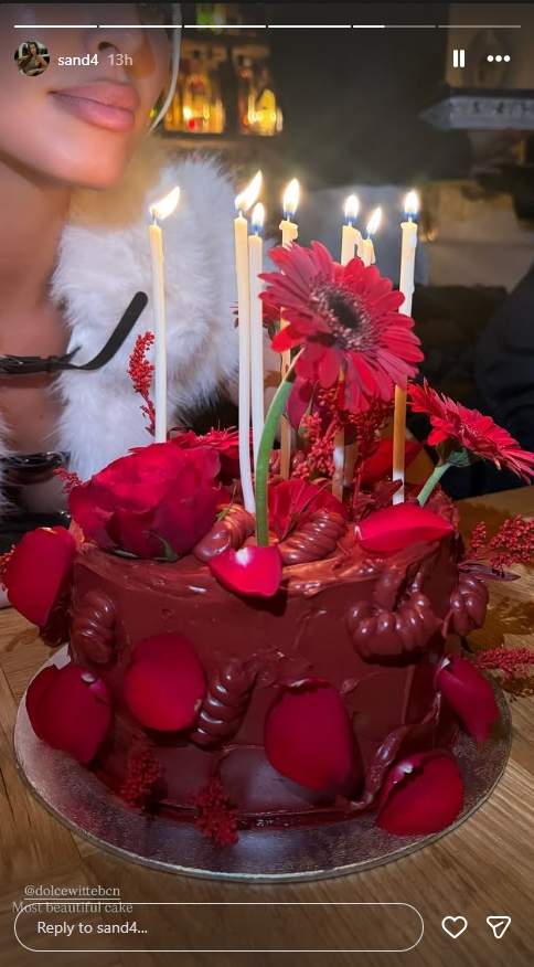 El pastel de cumpleaños de Jessica Goicoechea Instagram (1) El pastel de cumpleaños de Jessica Goicoechea Instagram (1)