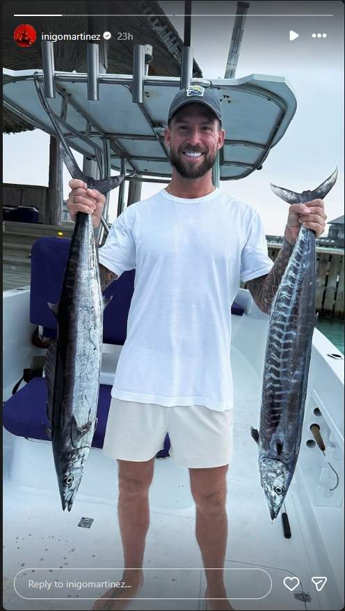 Íñigo Martínz de vacances Instagram Íñigo Martínz de vacances Instagram