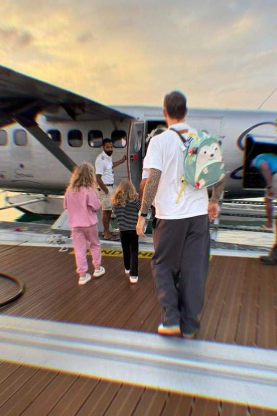 Íñigo Martínez amb les seves filles de vacances Instagram Íñigo Martínez amb les seves filles de vacances Instagram