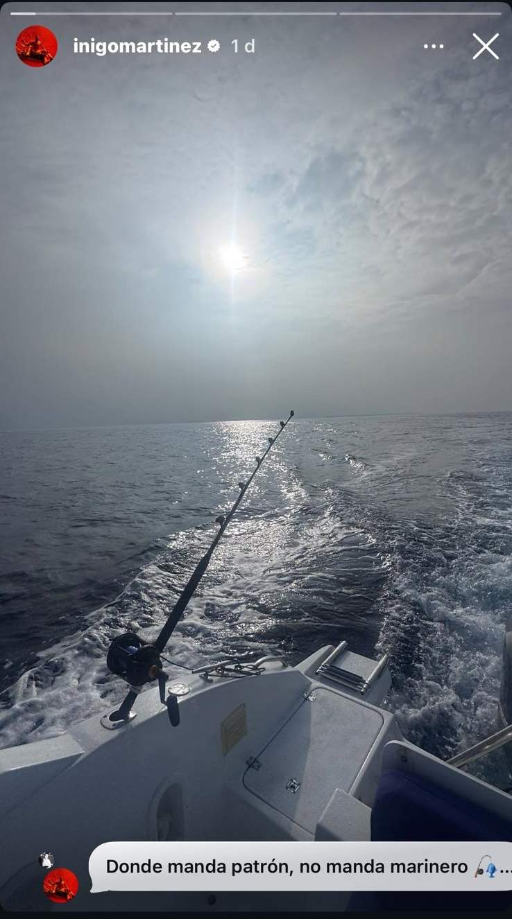 Íñigo Martínez de vacances Instagram Íñigo Martínez de vacances Instagram