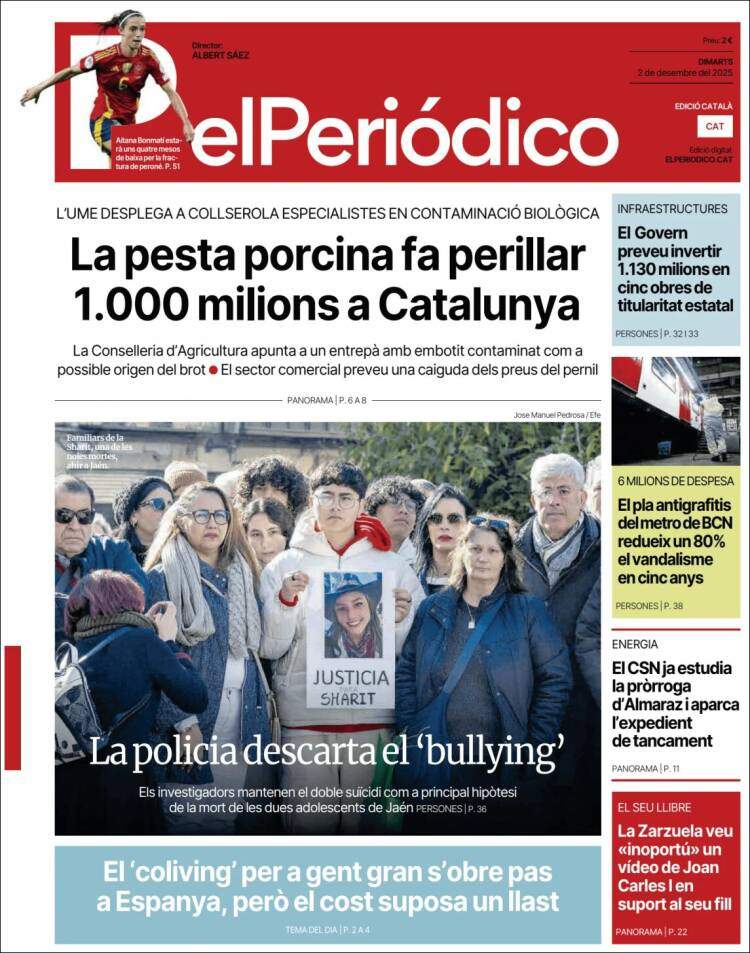 El Periodico, 2 desembre 2025 El Periodico, 2 desembre 2025