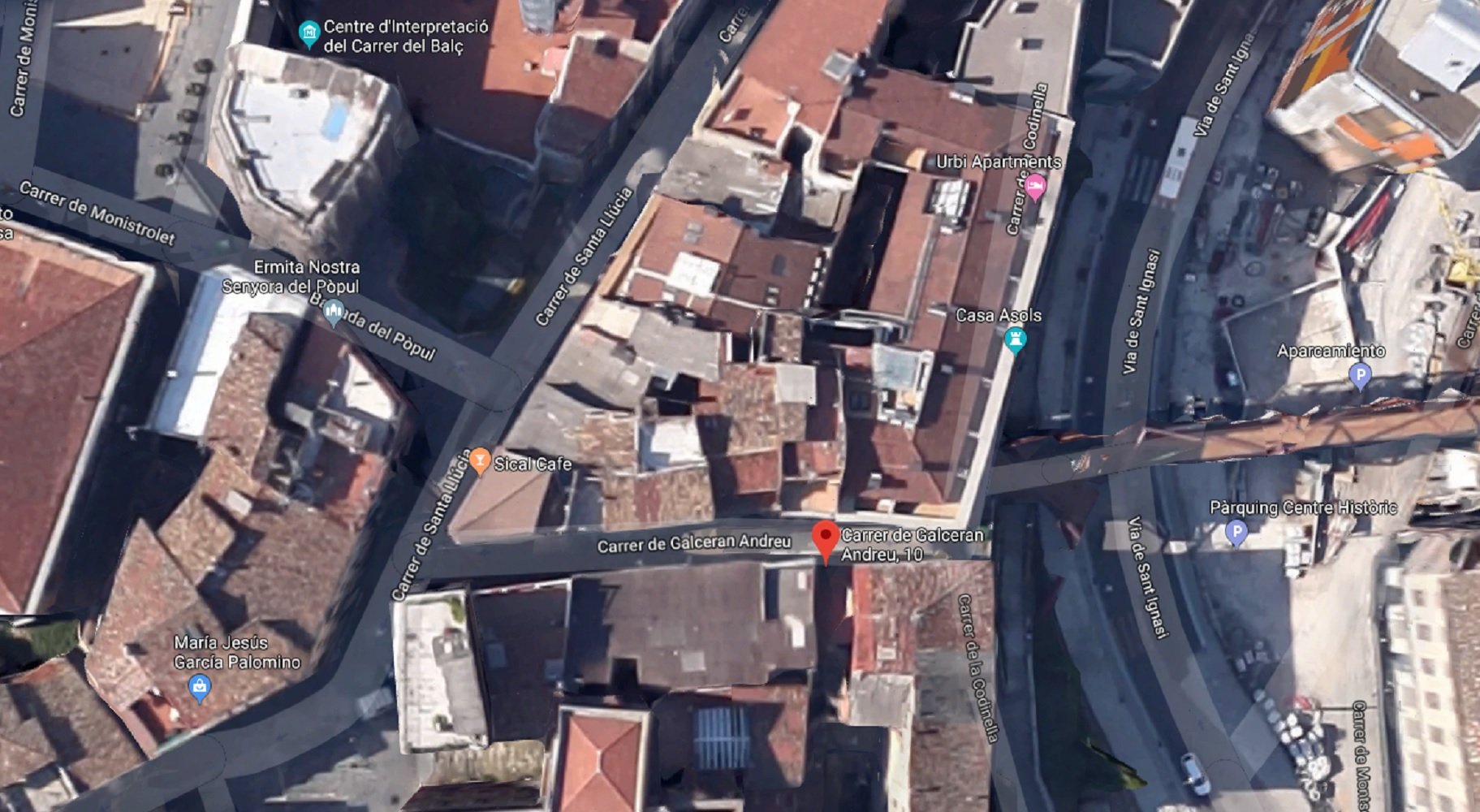 Ocho familias, realojadas por el derrumbe de un edificio en Manresa