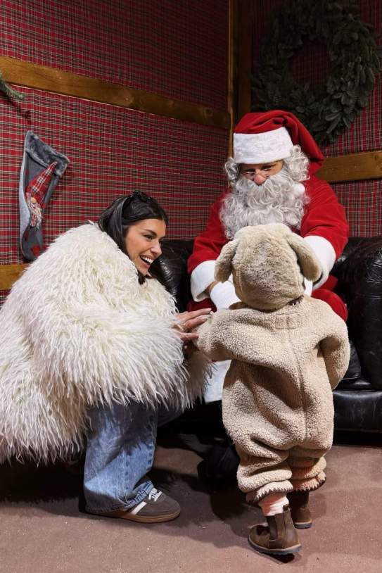 Dulceida amb Aria i el Pare Noel / Instagram