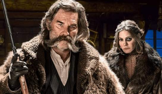 Kurt Russell y Jennifer Jason Leigh en 'Los odiosos ocho'