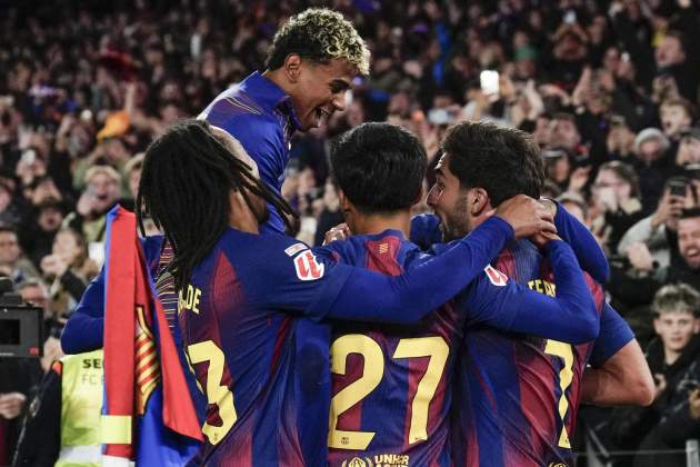 Gol celebración Barça Atlético EFE Gol celebración Barça Atlético EFE