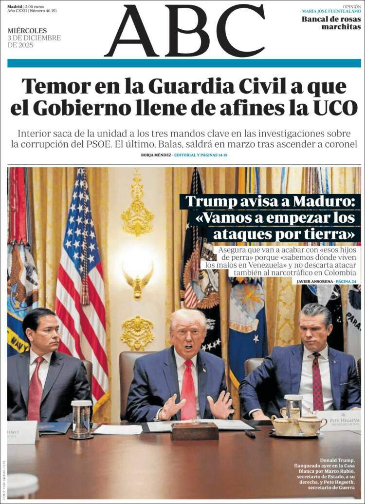 ABC, 3 desembre 2025