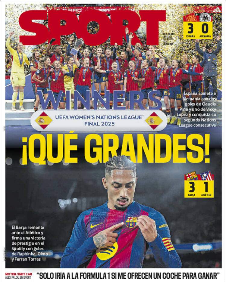 Portada SPORT Portada SPORT