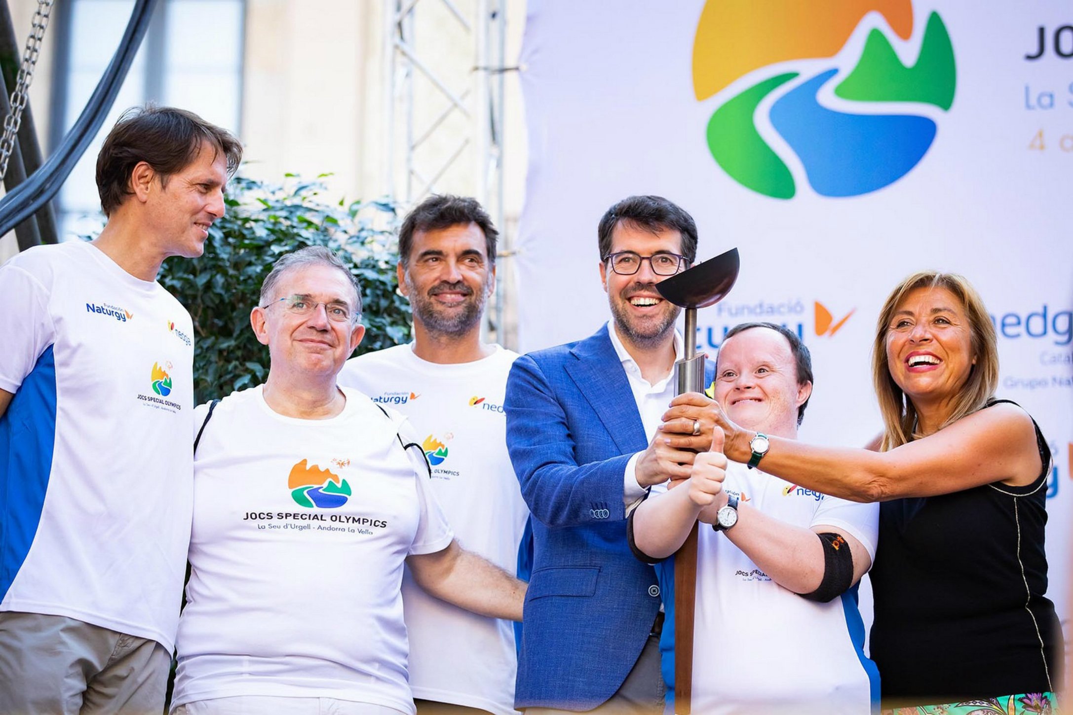 La Seu d'Urgell recibe la antorcha de los Juegos Special Olympics