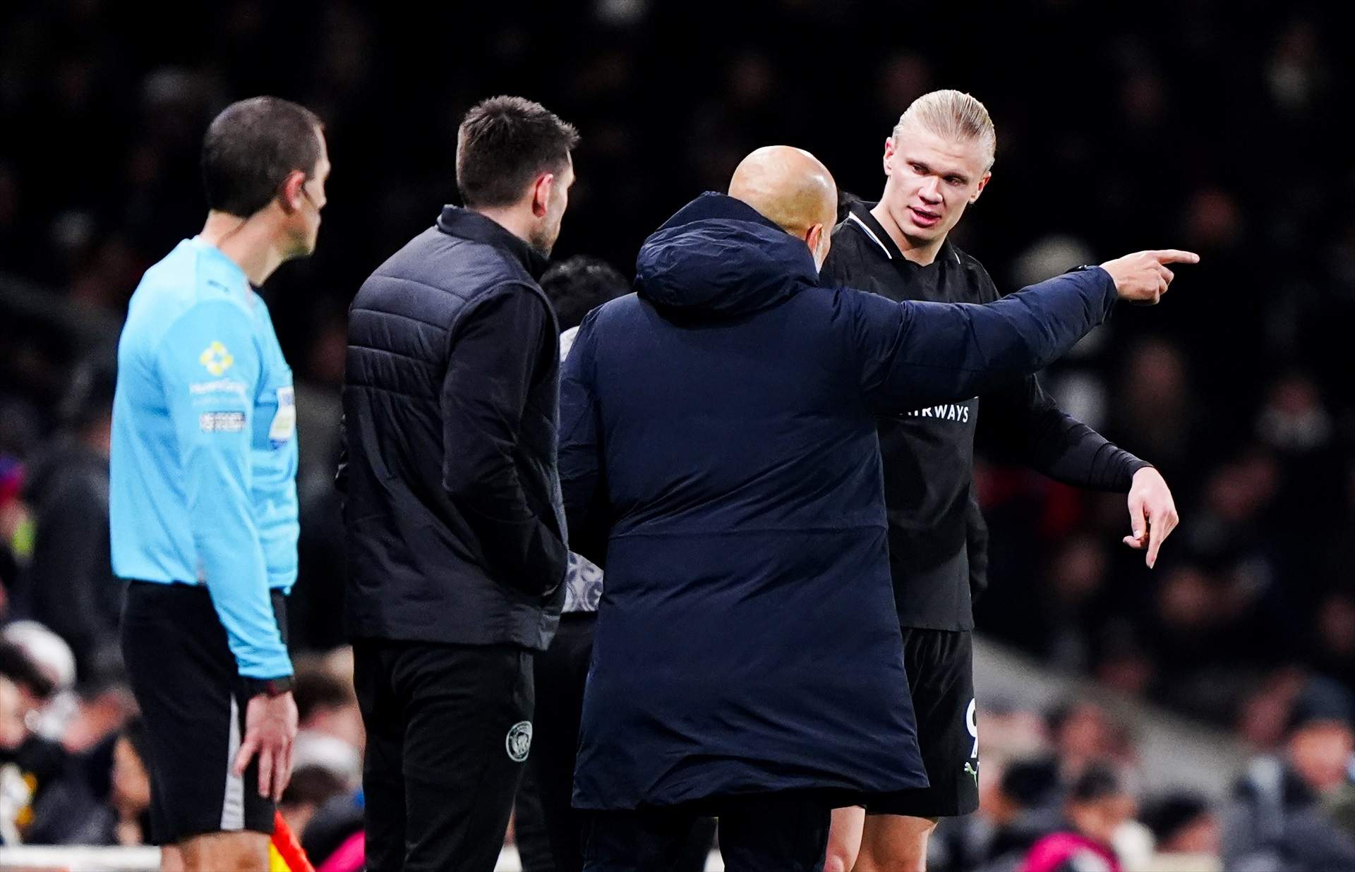 L'agonia de Pep Guardiola en una nit màgica per a Haaland: "Déu meu, he perdut els cabells"