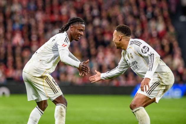 Camavinga Mbappé Reial Madrid Athletic Club / Foto: EFE