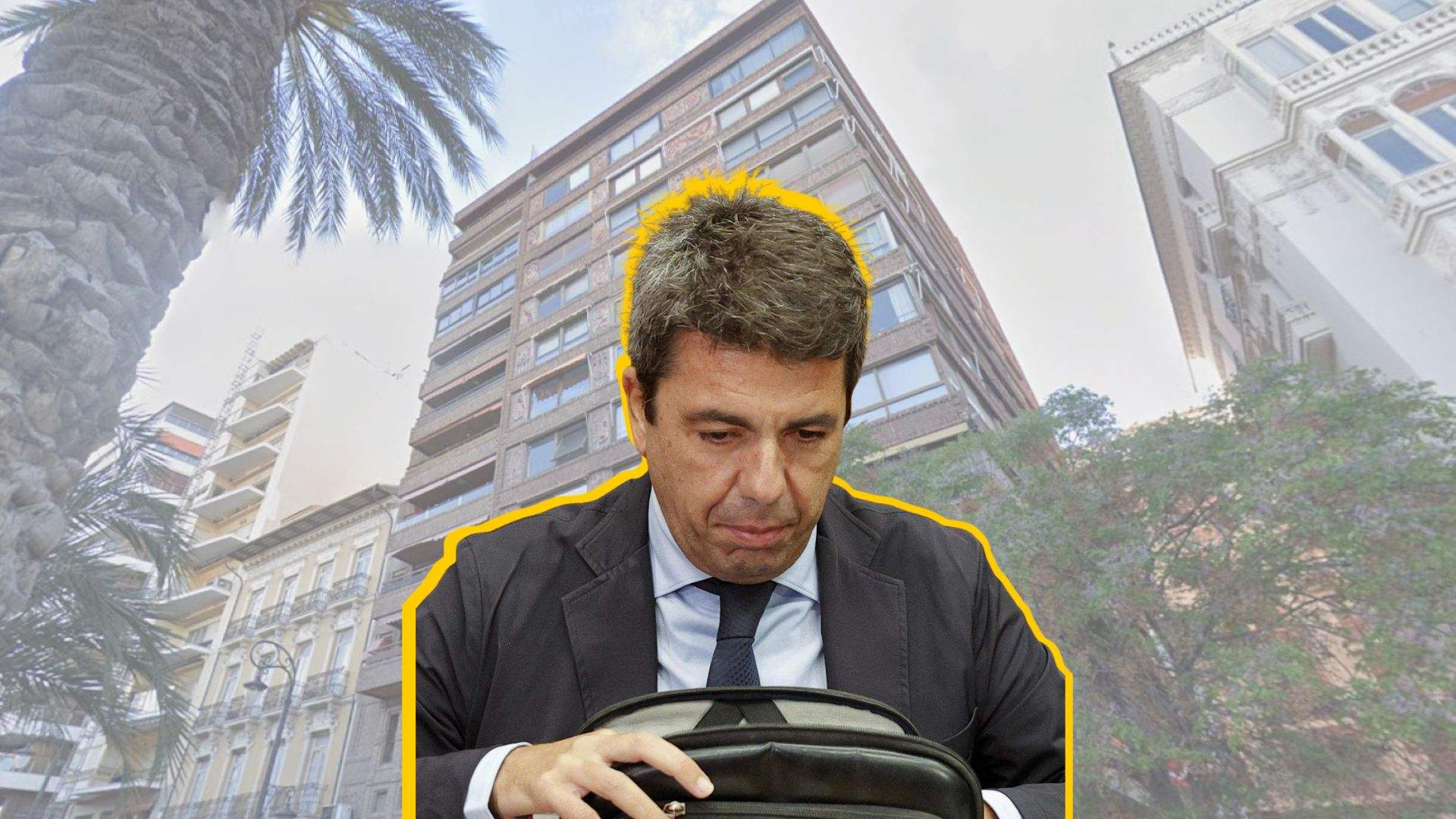 Mazón activa su oficina de expresident: un despacho frente al mar en Alacant, dos asesores y chófer