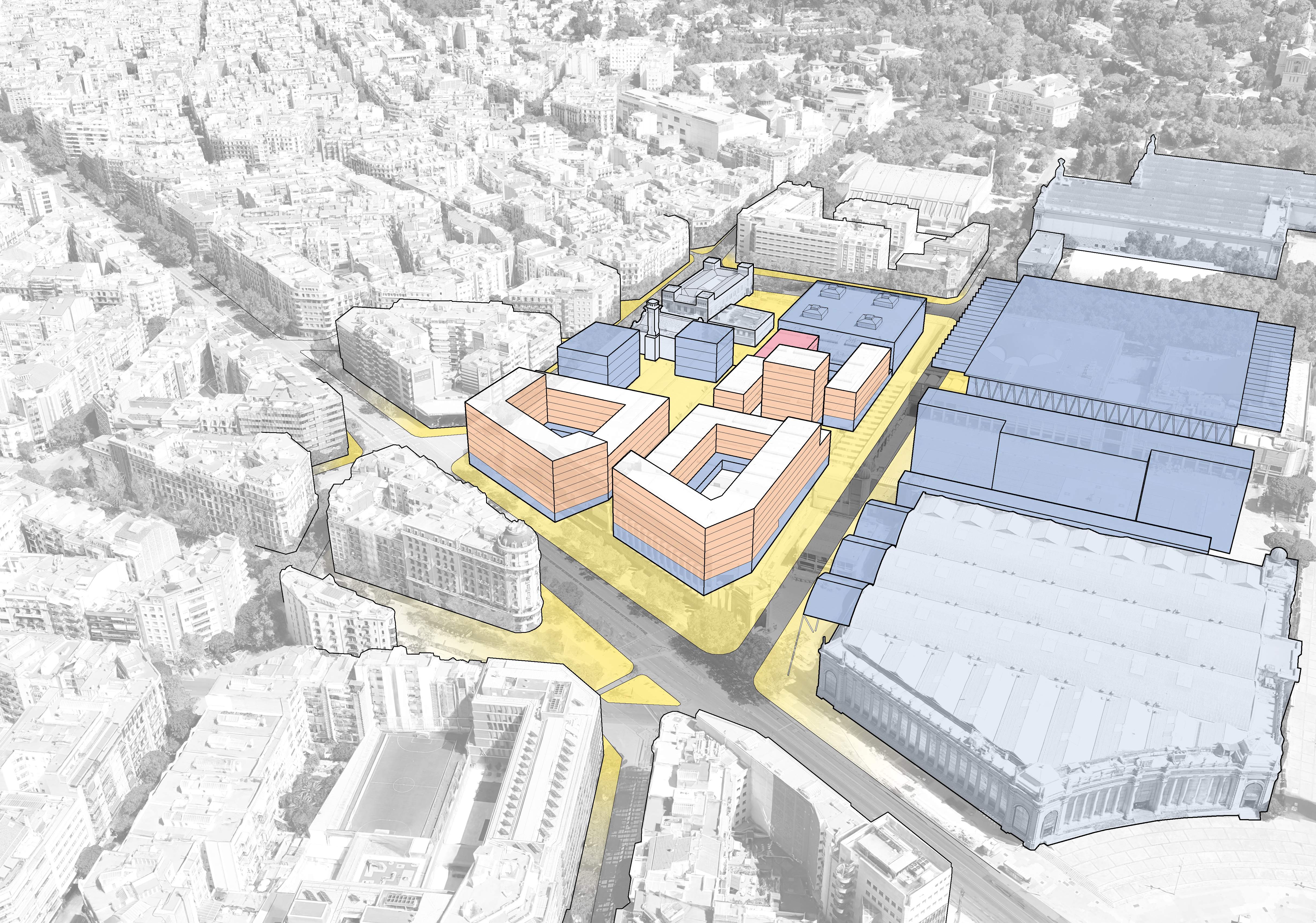 Barcelona tindrà un nou barri el 2033: 548 habitatges en part de l’actual Fira de Montjuïc