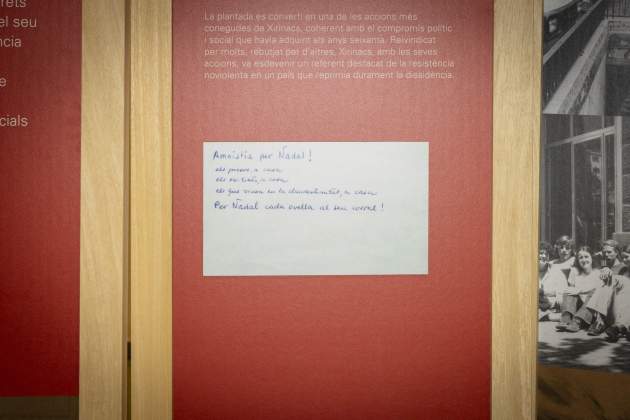Exposició Xirinacs 1975. La força de la no violència / foto: Carlos Baglietto Exposició Xirinacs 1975. La força de la no violència / foto: Carlos Baglietto