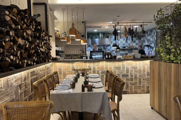 Comedor de la Braseria Isidro. / Foto: Jordi Àvila