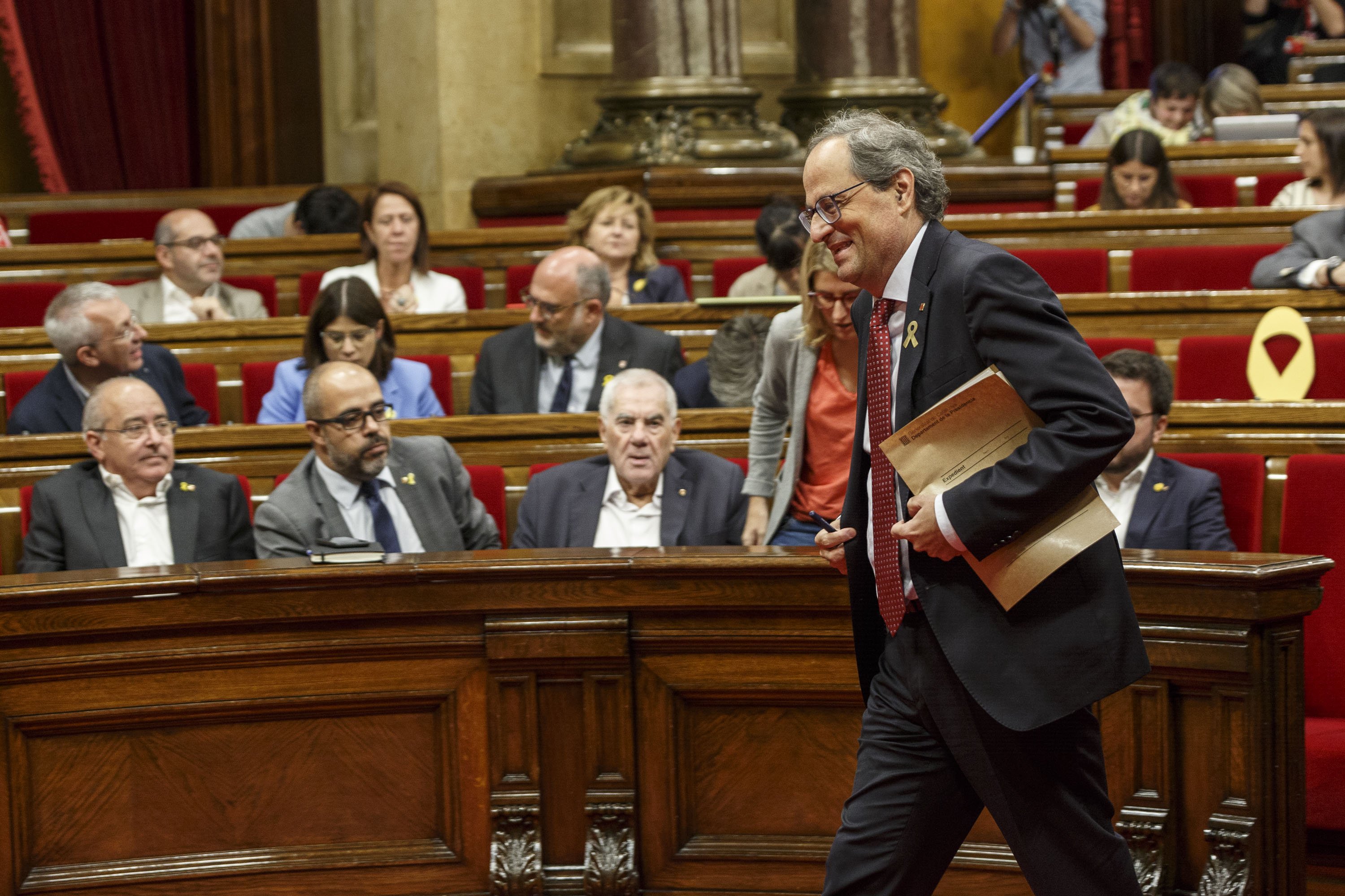 Torra garanteix que el seu objectiu és implantar la República i plegarà si veu que no ho pot fer