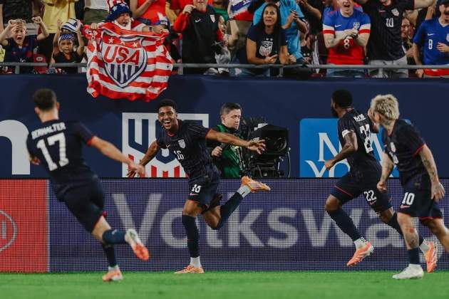 Estats Units futbol celebracio / Foto: Instagram @usmnt