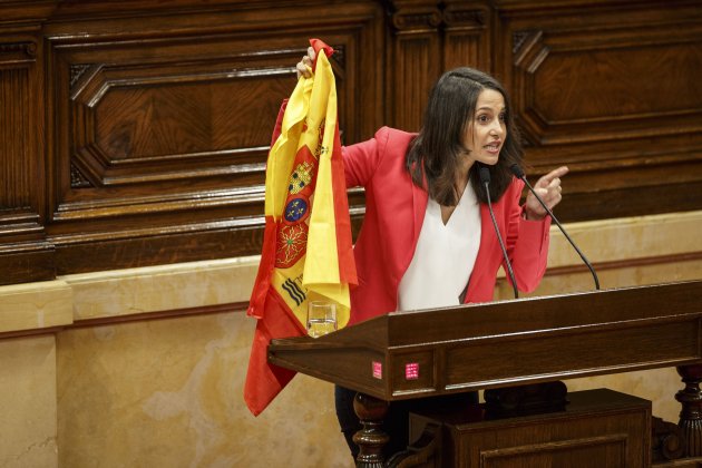 Ines Arrimadas CIutadans Bandera espanyola Sergi Alcazar47