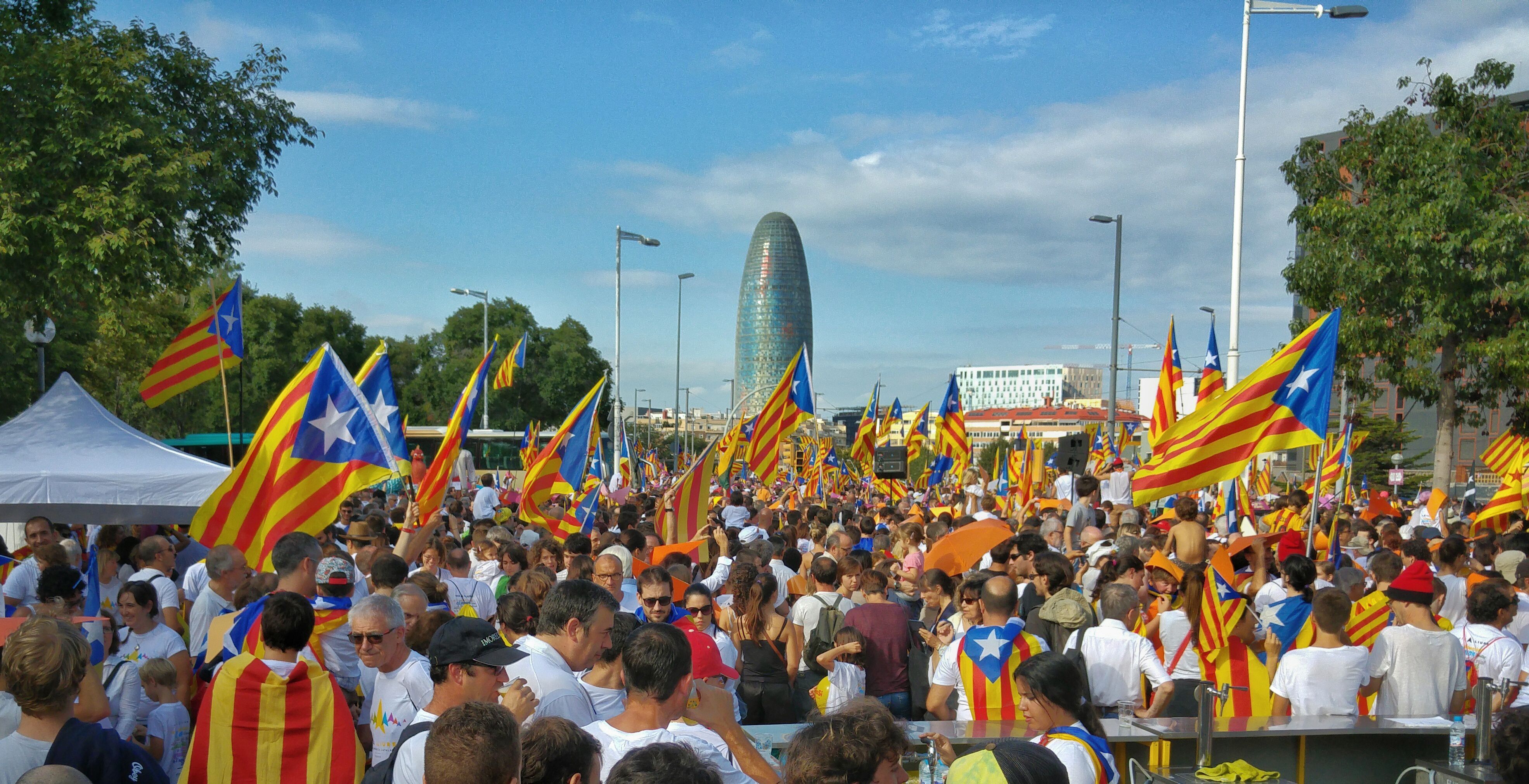 Los cinco escenarios de la Diada