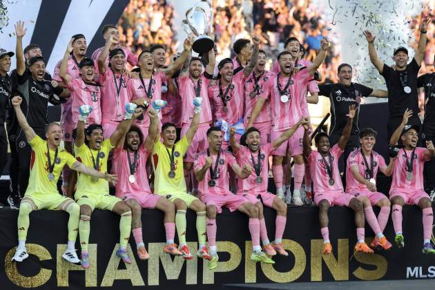 L'Inter Miami celebra el titol de l'MLS / Foto: EFE L'Inter Miami celebra el titol de l'MLS / Foto: EFE