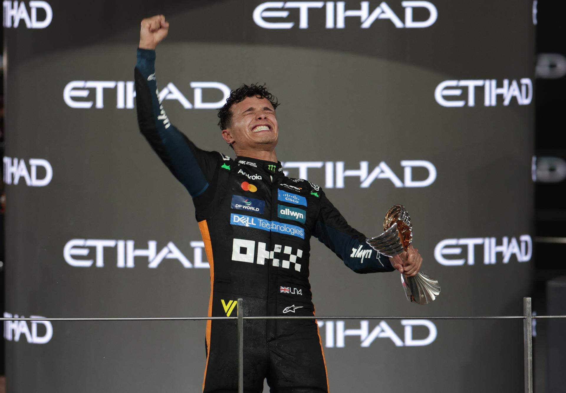 Lando Norris no arriesga en Abu Dhabi y se proclama campeón del mundo de Fórmula 1