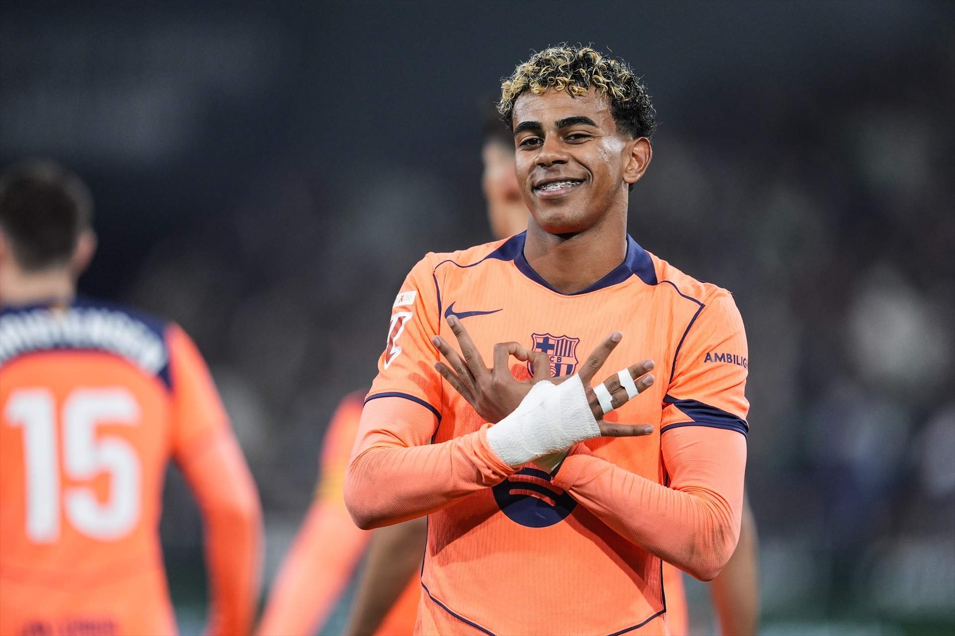 Lamine Yamal Barça celebracio / Foto: Europa Press