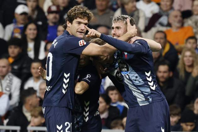 Real Madrid Celta celebración gol EFE