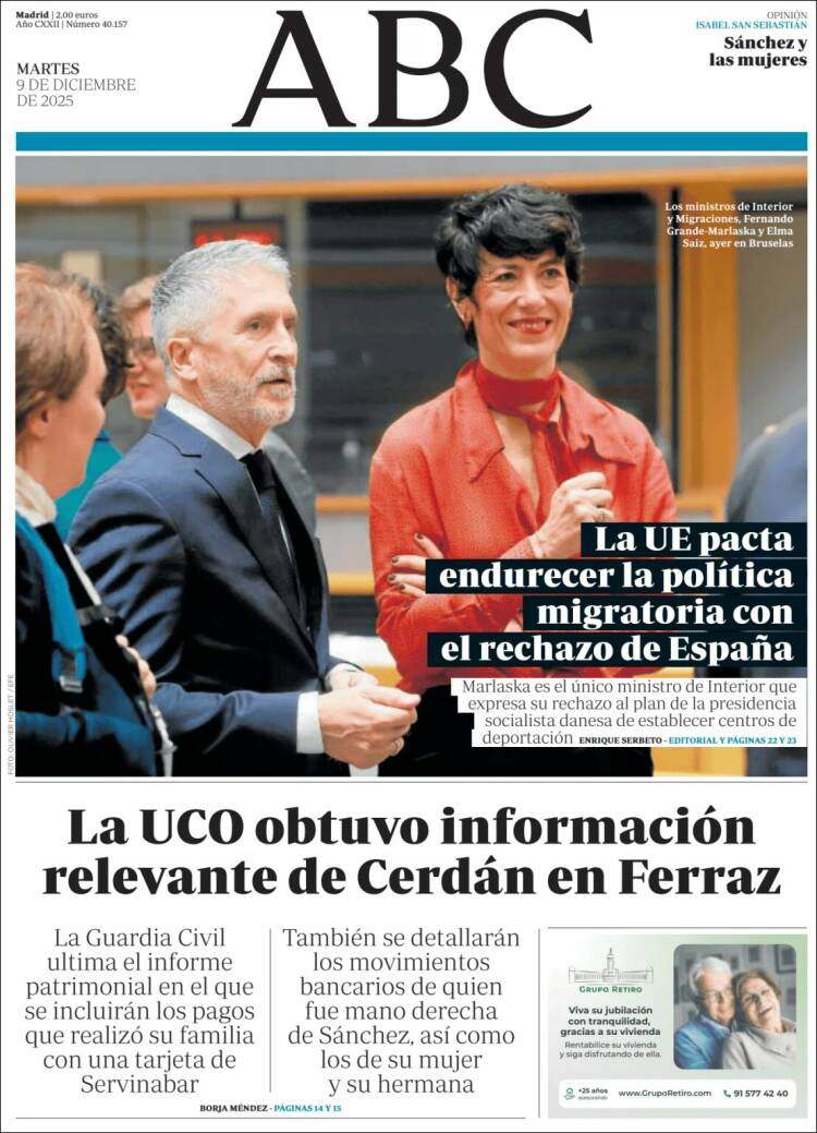 ABC, 9 desembre 2025