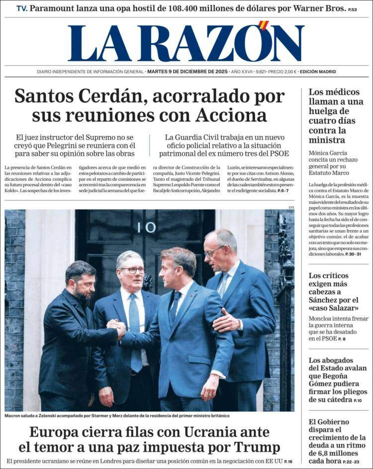 La Razon, 9 desembre 2025