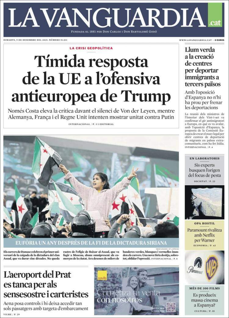 La Vanguardia, 9 desembre 2025