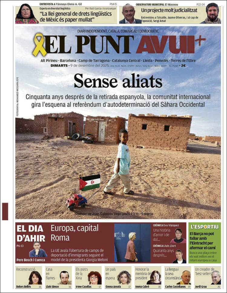 El Punt Avui, 9 desembre 2025