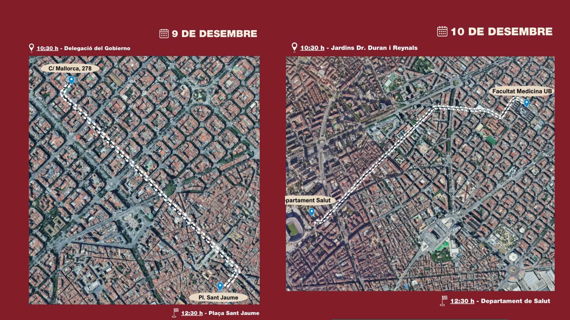 Vaga metges Recorregut Vaga metges Recorregut