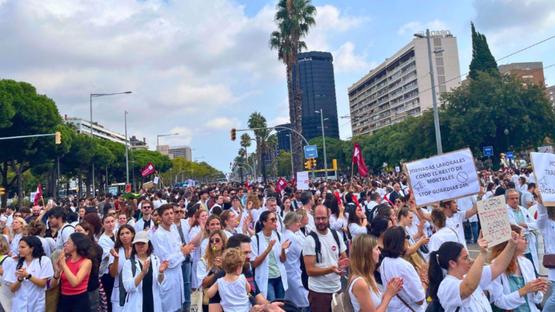 Vaga de metges del 9 i el 10 de desembre a Catalunya: horaris i recorregut de les manifestacions
