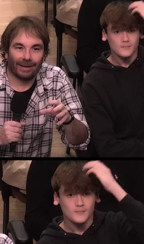 Quim Masferrer y un joven espectador de 'Bona gent' IG Quim Masferrer y un joven espectador de 'Bona gent' IG