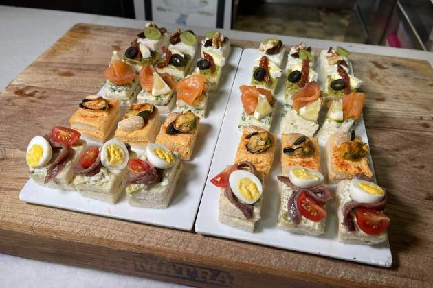 Canapès de Nadal Ada Parellada. / Foto: Raquel Sánchez Canapès de Nadal Ada Parellada. / Foto: Raquel Sánchez