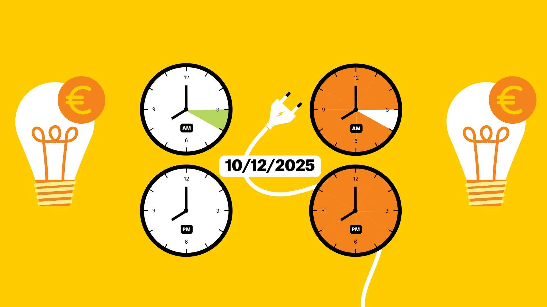 Preu de la llum d'avui, dimecres 10 de desembre, per hores: quan és més barat posar la rentadora