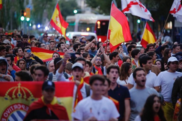 El Nacional manifestacio espanyolista sarria - sergi alcazar