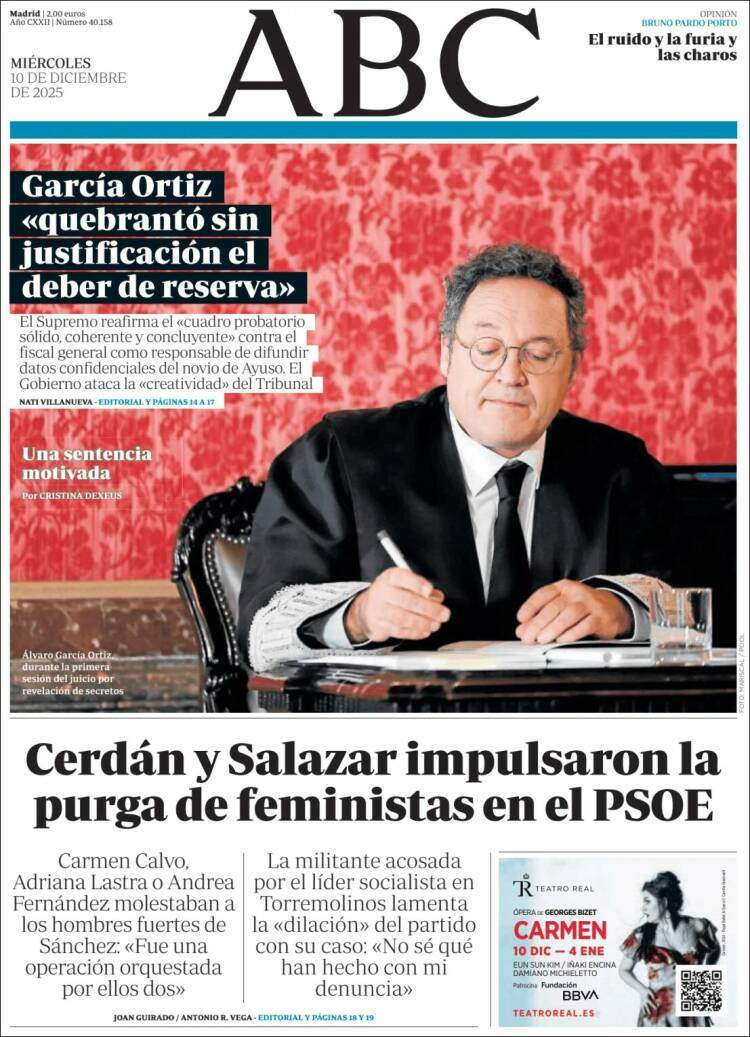 ABC, 10 desembre 2025