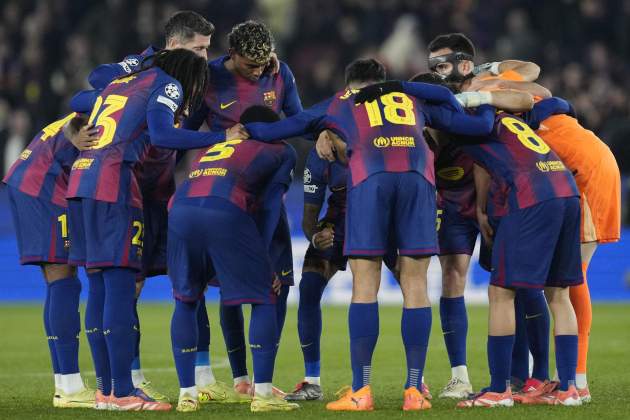 Barça pinya Champions League EFE Barça pinya Champions League EFE