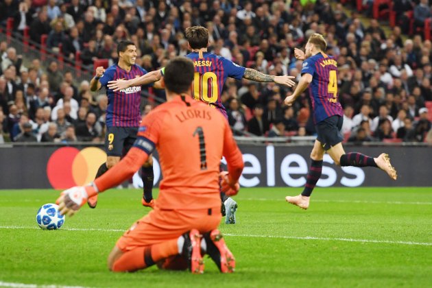 Messi gol Barça Tottenham Champions   EFE