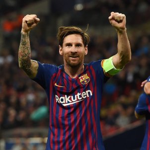 Leo Messi gol Champions Tottenham Barça EFE Leo Messi gol Champions Tottenham Barça EFE
