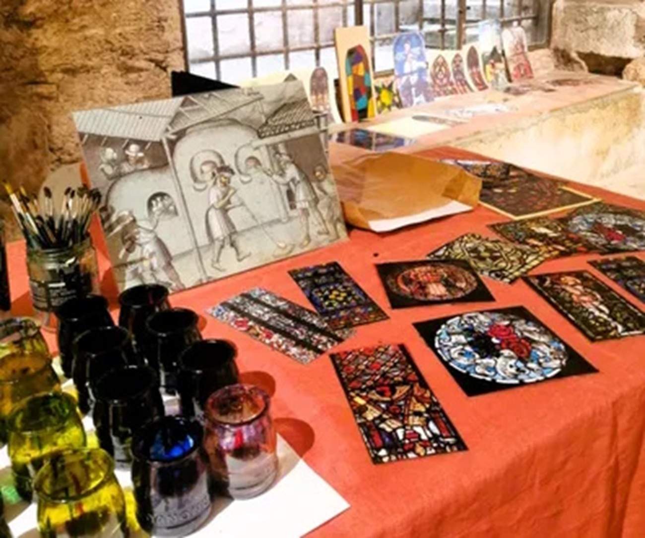 Artesanos medievales: hacemos vidrieras