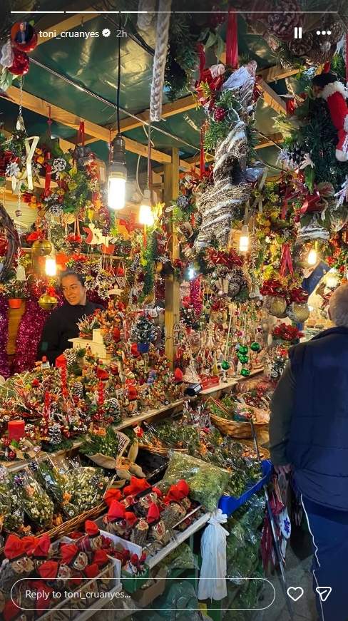 Toni Cruanyes en la Feria de Santa Lucía Instagram (2) Toni Cruanyes en la Feria de Santa Lucía Instagram (2)