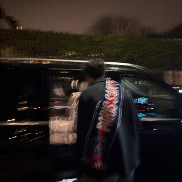 Pacho con una bufanda del PSG / Instagram Pacho con una bufanda del PSG / Instagram