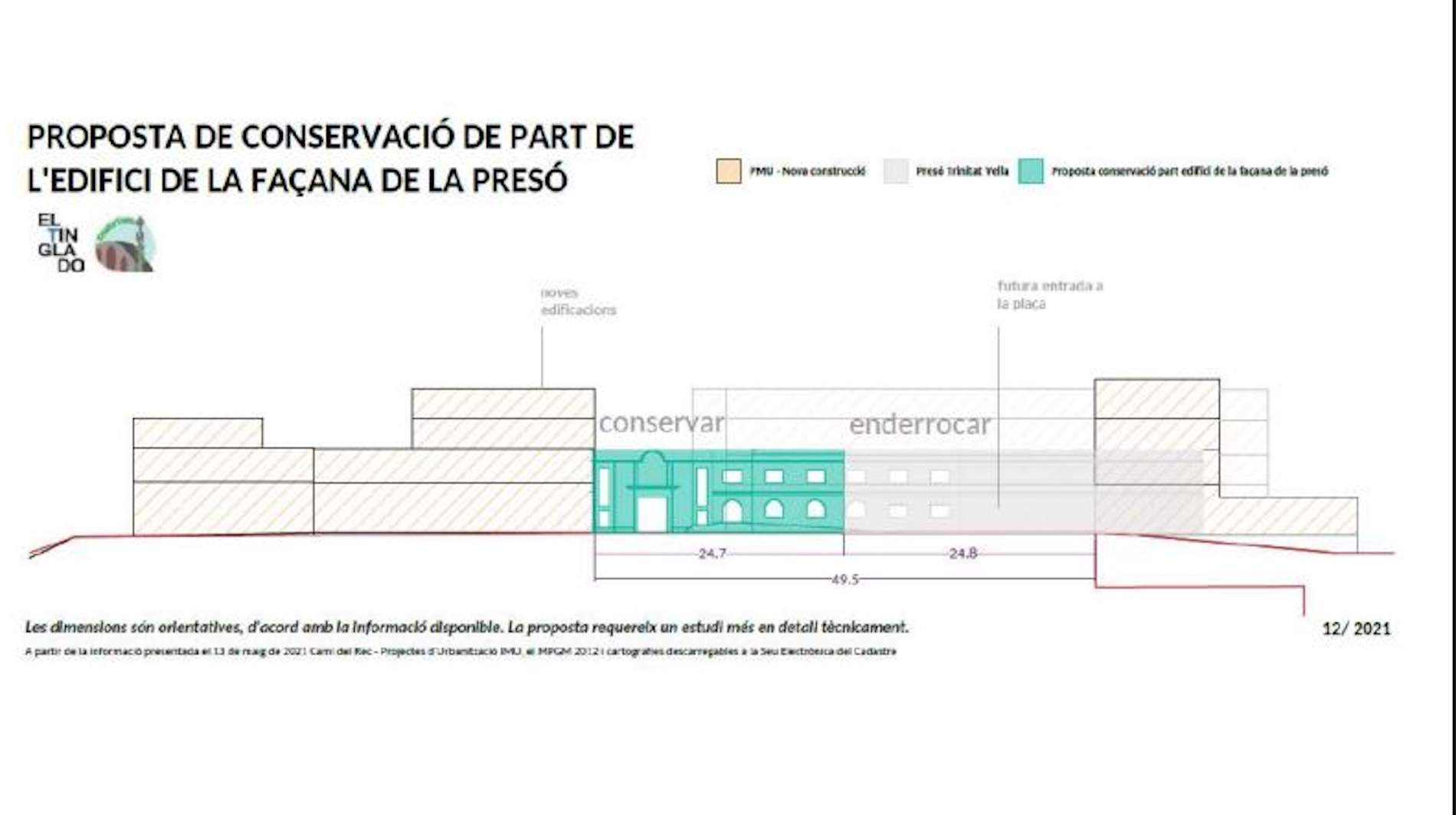 Aportan nuevos documentos para que Cultura salve la prisión de la Trinitat como espacio de memoria