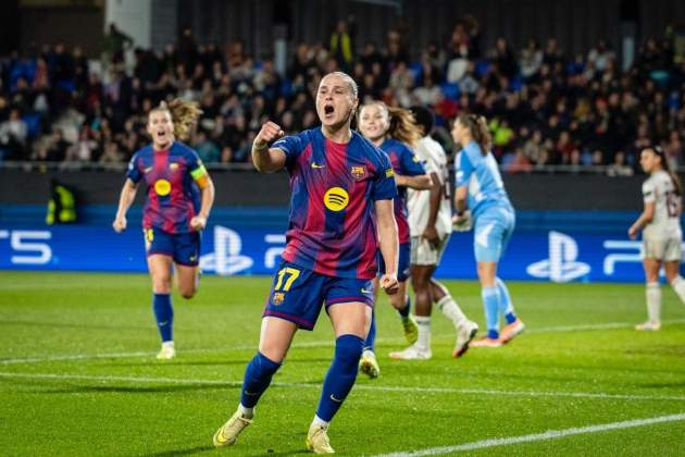 Ewa Pajor Barça femenino Benfica / Foto: Carlos Baglietto