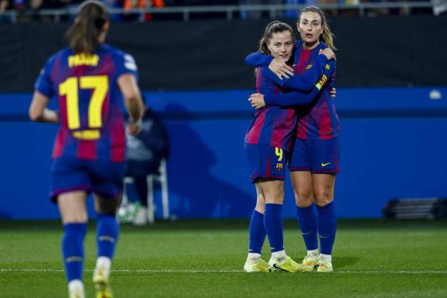Clàudia Pina Alexia Putellas Barça femenino / Foto: EFE Clàudia Pina Alexia Putellas Barça femenino / Foto: EFE