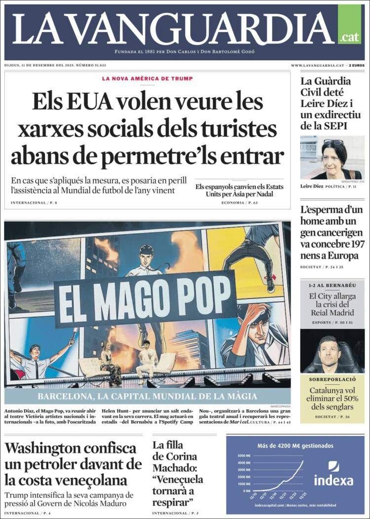 La Vanguardia, 11 desembre 2025