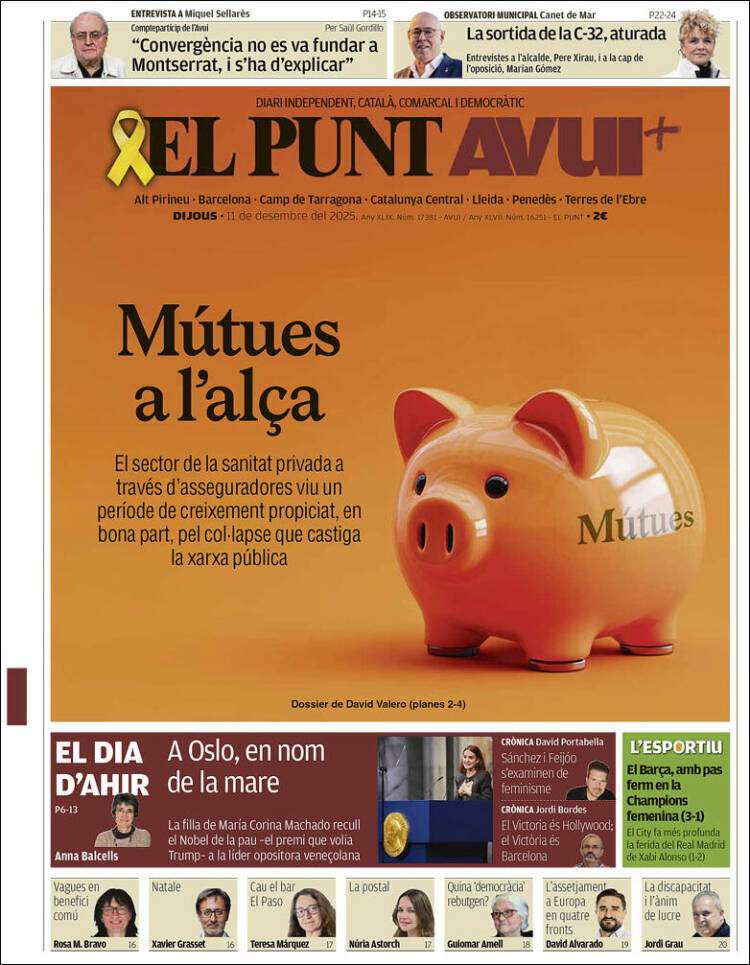 El Punt Avui, 11 desembre 2025