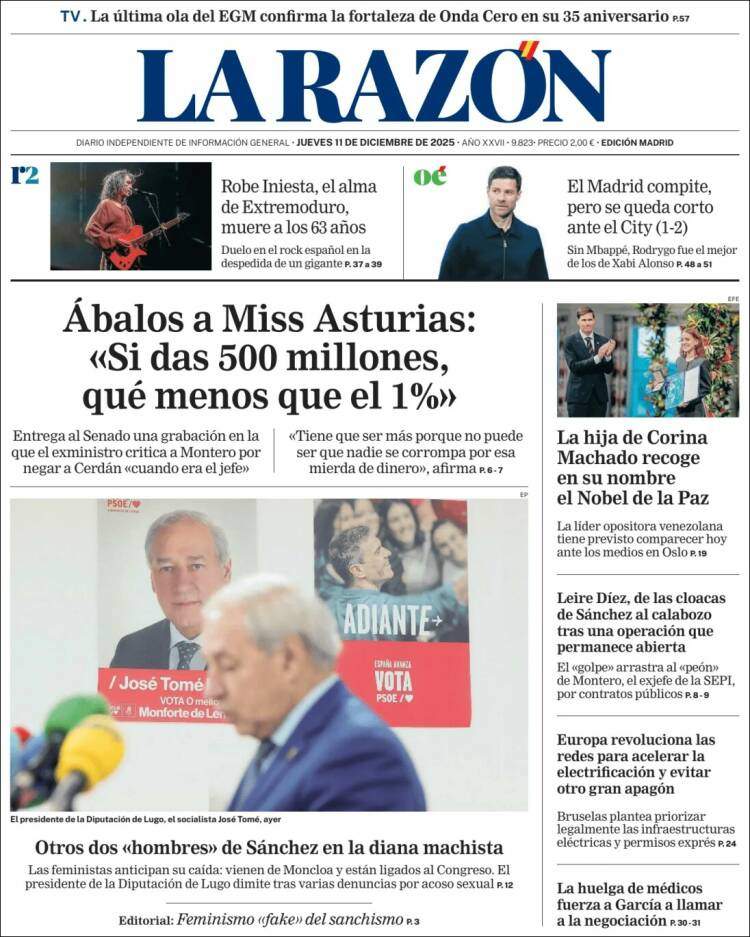 La Razon, 11 desembre 2025