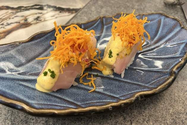 Nigiris del restaurant Tinku. / Foto: Oriol Foix Nigiris del restaurant Tinku. / Foto: Oriol Foix